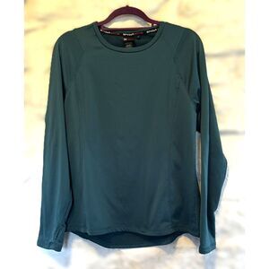 Spyder Active Fleece Lined Top Thermal Performance Top Base Layer Thumbholes Lrg